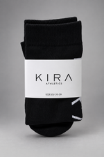 KIRA Lift Socks – Chaussettes de sport noires pour musculation et soulevé de terre