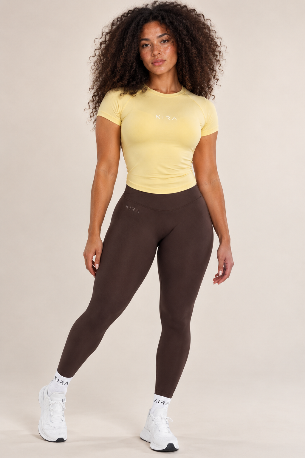 Legging de sport femme KIRA Sculpt, taille haute sculptante
